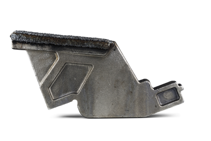 HRT® przeciwnóż pasujący do szybkoobrotowych rozdrabniaczy Doppstadt i Terex (pasujący do starego typu AK i TBGseries) z WearShield® wokół krawędzi