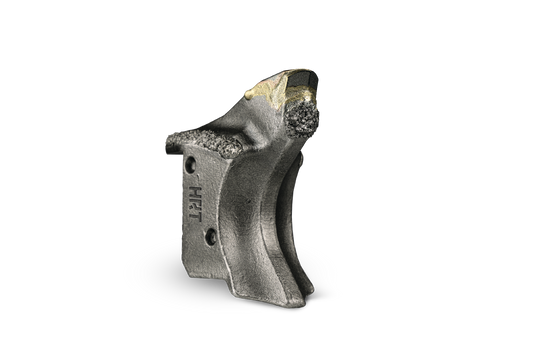 HRT® narzędzie pasujące do mulczerów FAE (alternatywa dla typu A/3) z dodatkową nakładką WearShield na górze i po bokach